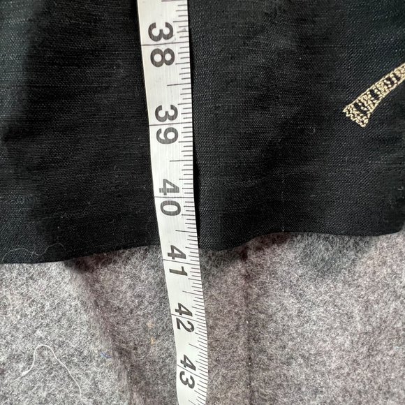 Coldwater Creek Dress Womens 3XL Black Linen Blend Sheath Sleeveless Palm Trees - Picture 8 of 10